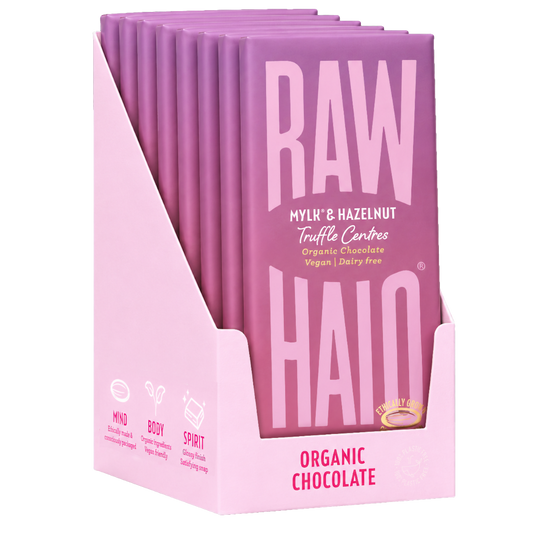 MYLK & HAZELNUT TRUFFLE CENTRES 90g