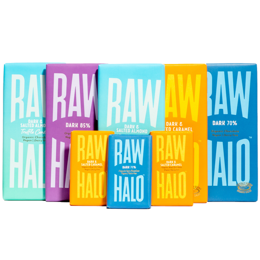 VEGAN DARK CHOCOLATE DISCOVERY COLLECTION (x 8 BARS)