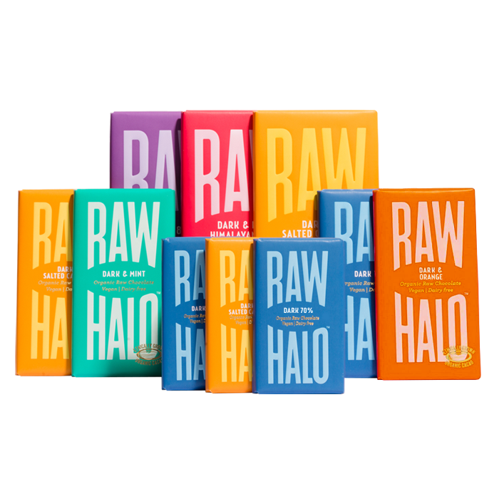 VEGAN DARK CHOCOLATE GIFT COLLECTION (x 10 BARS)