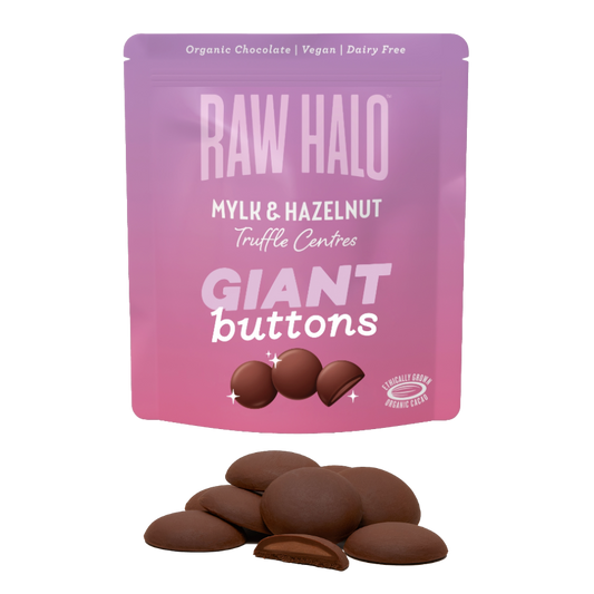 MYLK & HAZELNUT GIANT CHOCOLATE BUTTONS 90g