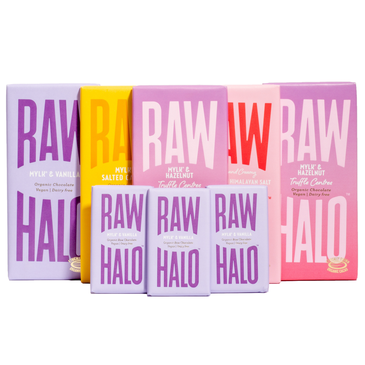 VEGAN MYLK CHOCOLATE DISCOVERY COLLECTION (x 8 BARS)