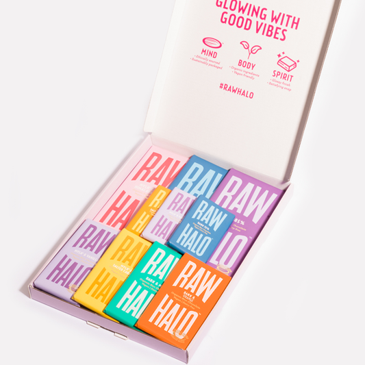 VEGAN CHOCOLATE GIFT COLLECTION (x 10 BARS)
