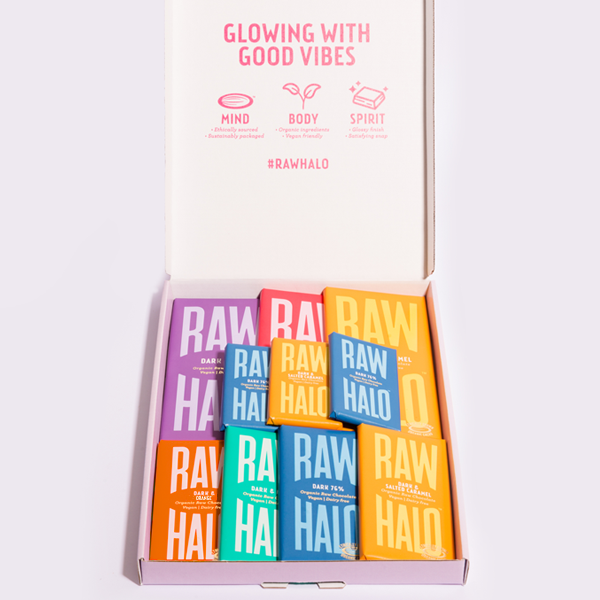 VEGAN DARK CHOCOLATE GIFT COLLECTION (x 10 BARS)