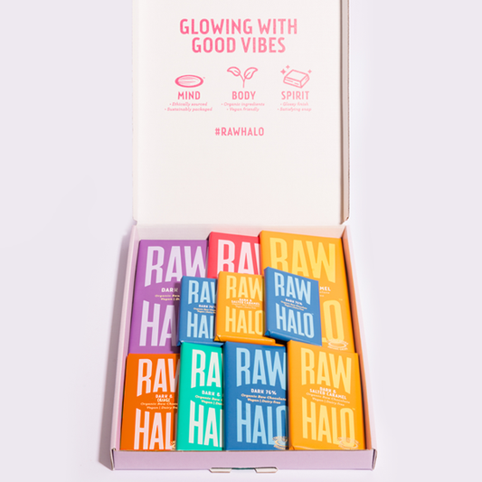 VEGAN DARK CHOCOLATE GIFT COLLECTION (x 10 BARS)